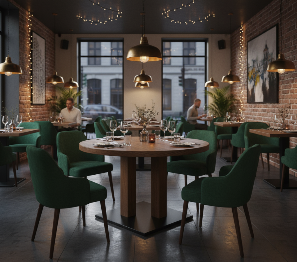 Подстолье Manhattan Mono шпон дуба черный_2