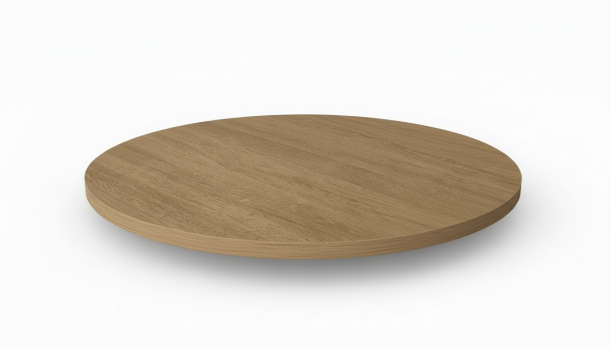 Столешница HPL на основе МДФ (Круглая) Дуб Рустик_29