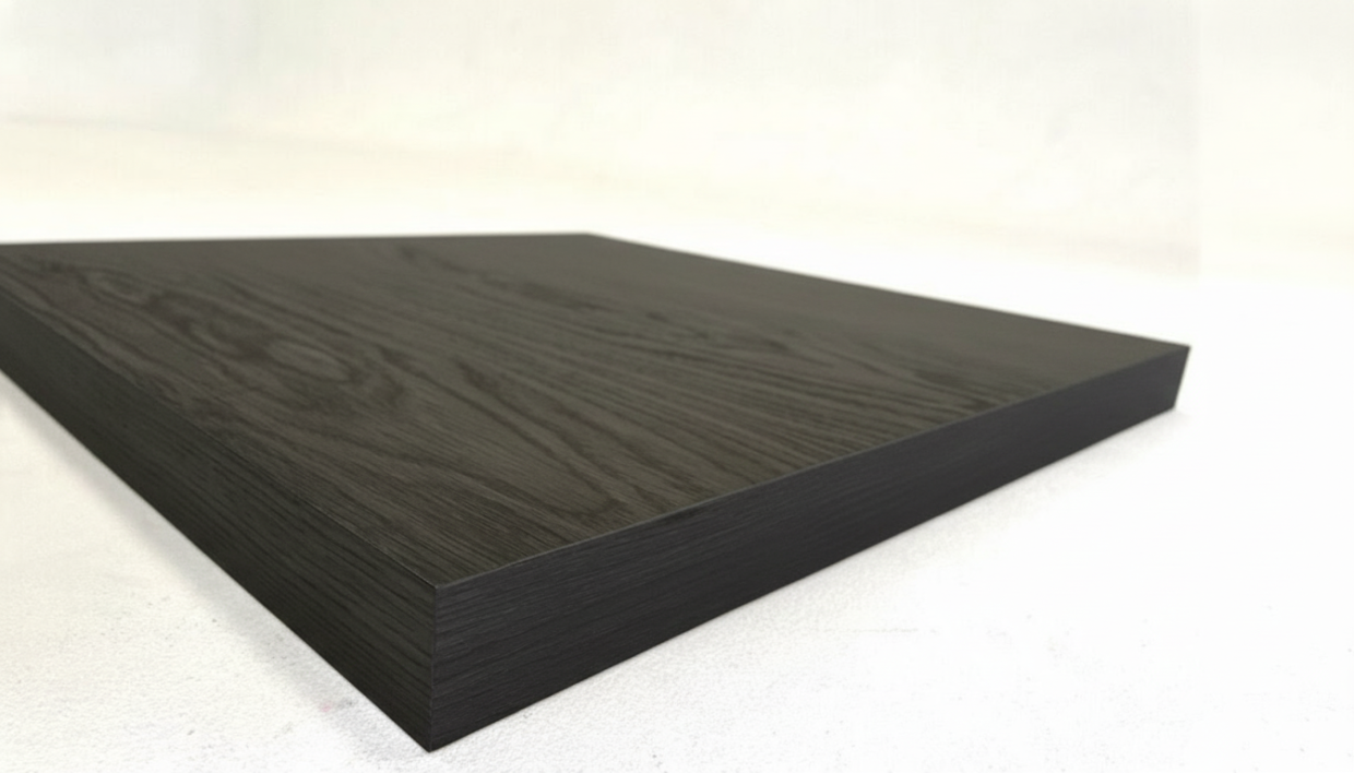 Столешница шпон дуба на основе ВЛАГОСТОЙКОГО МДФ (Квадратная) Каштан_16