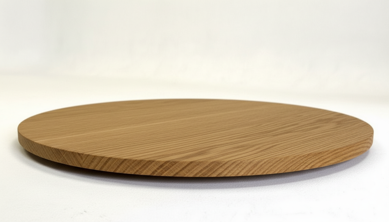 Столешница шпон дуба на основе ВЛАГОСТОЙКОГО МДФ (Круглая) Дуб Ирландия_12
