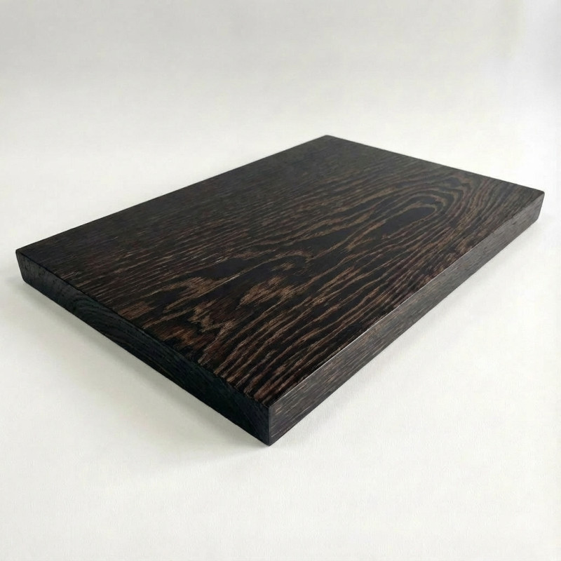 Столешница шпон дуба на основе ВЛАГОСТОЙКОГО МДФ (Прямоугольная) Каштан_16