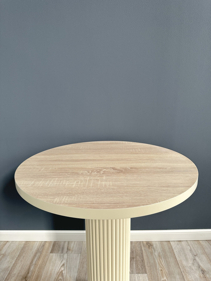 Столешница HPL на основе фанеры влагостойкая - толщина 19 мм (круглая) Дуб Сонома_40